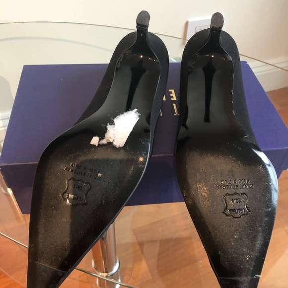 Stuart weitzman black low heels Size 10.5 - Picture 7 of 7